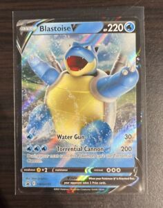 Blastoise V SWSH101 - Black Star Promo - Ultra Rare Holo Pokemon Card NM