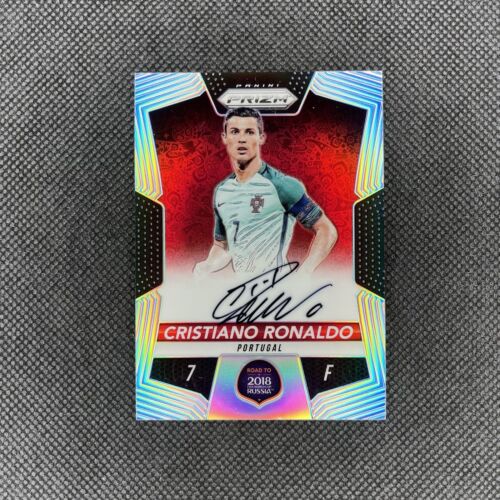 New Listing2018-19 Panini Prizm World Cup Cristiano Ronaldo Road To W/C Auto Autograph /99