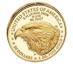2021-W 1 Oz American Eagle One Ounce Gold Proof Coin (21EBN) Confirmed & Shipped