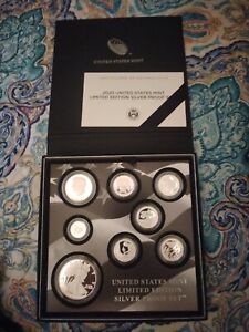 2020 S U.S.Mint Limited Edition Silver Proof Set 8 COINS In OGP