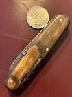 New ListingVTG Hen And Rooster Aubry Germany Folding Camp Scout Pocket Knife 1864-1900