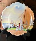 New ListingLimoges Hand Painted Scene Charger Plaque Artist Signed T.Terrier