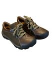 KEEN Presidio II Hiking Sneakers Shoes Women's Size 8 Brown Leather Lace Up