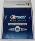 Crest 3D Whitestrips Professional Effects 40 Strips Levels 18 Whiter   Exp-09/25