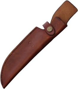 Ontario Natural Brown Leather Sheath For The Ontario RAT-7 Fixed-Blade Knife