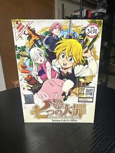 Nanatsu no Taizai Seven Deadly Sins: Season 1 & 2 +OVA (DVD, Jap. Anime)