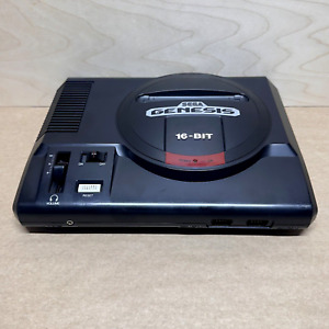 Sega Genesis 16 Bit Console ONLY Model 1 Black Tested & Working READ SEE Details