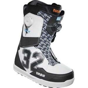 Thirtytwo Lashed Double Boa Powell Snowboard Boots US Men's Size 9.5 White/Black