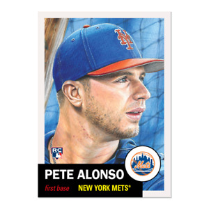 Pete Alonso 2019 Topps Living Set #176 New York Mets /8695 RC Rookie