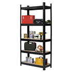 Adjustable 5-Tier Shelf Garage Shelving Unit Rack Storage Oragnizer 150x70x30cm