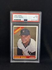 1966 Topps #385 ROGER MARIS NY Yankees Graded PSA 4 VG-EX