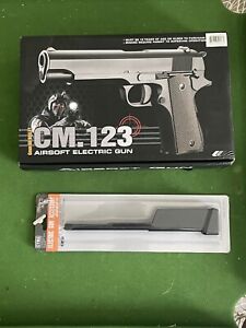 CYMA CM123 1911 AEP Electric Pistol & 90 Round Magazine