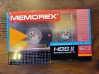 Vintage Memorex HBS II High Bias Position II Audio Cassette Tape NEW, Sealed