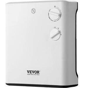VEVOR Electric Space Heater 1500W Knob Adjustment Safety Protection for Indoor