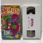 New ListingBarney ABC’s & 123’s VHS Video Tape VTG Kids Let’s Play School Paper