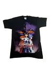 Vintage Neon Genesis Evangelion Anime 1998 Screen Stars Black T Shirt Size M