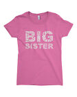 Big Sister Typography Girls Fitted T-Shirt Birthday Gift Idea