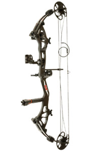 Comp Bow Audax Ox Adult Hunter Pro Black RH Bow Package DW 45-60lbs, DL 18-32