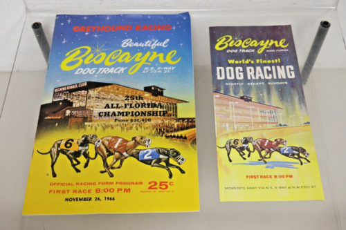 New ListingBiscayne Dog Track Program Nov. 26, 1966 & Brochure