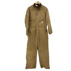 CARHARTT Coverall 44R 996QZ Duck Quilted Lined Made USA Vintage S371