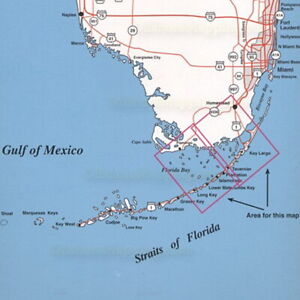 Top Spot N-207 Florida Bay Upper Keys Fishing Map