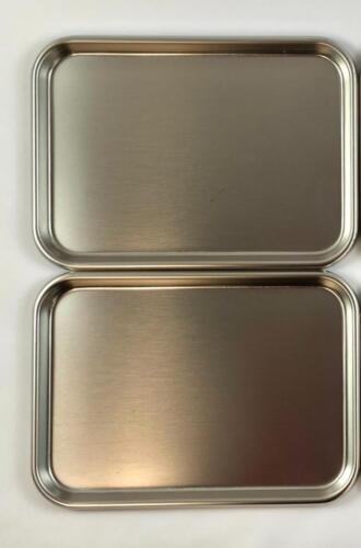 Vollrath Serving Tray Oblong Stainless Steel 13-5/8 x 9 3/4 inch 80130 Set of 2