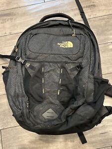 The North Face Recon Black Hiking School College Backpack Outdoors Camp