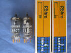 2x  E88CC  /  6922  SIEMENS  audio tubes  - A3  -  E 88 CC - 1967