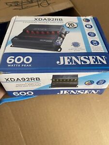 Jensen 600 Watt 2 Channel Amplifier - Black