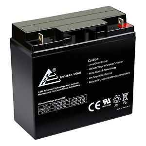 12V 18AH SLA Battery replaces PE12V17 Sealed Lead Acid AGM Replaces 12V 17Ah