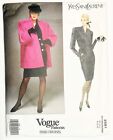 Vogue Paris Original Yves Saint Laurent 2581 Coat & Dress Size 8-10-12 Uncut