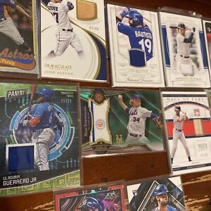 New Listing🔥🔥🔥Huge MLB card lot SSP numbered Auto Patch Rookie RC Rare Cards Non- Graded