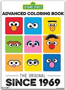 Sesame Street Advanced Coloring Book