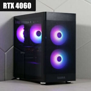 RTX 4060, Intel 10-Core, 32GB RAM, 240GB SSD + 2TB HD Gaming Computer Desktop PC