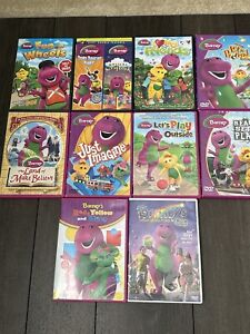Barney And Friends Movie DVD Lot Of 10 DVD's Mixed Titles