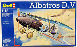 Albatros D.V   1:48 Revell of Germany #04684  Open Box  Sealed Parts  Free SH