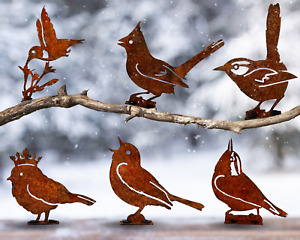 6  Rustic Hummingbird Metal Signs Sign Wall Art Decor Outdoor Garden Handmade