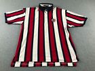 Vintage Tommy Hilfiger Golf Polo Shirt Mens XL Vertical Stripe 1996 U.S. Olympic