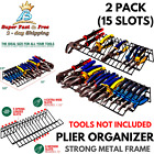 15 Slots Tool Box Organization Rack For Wrench Cutter Plier Holder Organizer 2pc