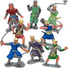8 PCS Medieval Knight Figures Toy Soldiers Free Standing Figurines for Kids