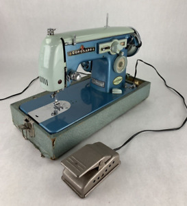 Vintage Coronado Super Zig Zag Z Sewing Machine Tested