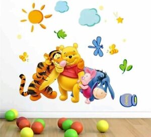 Winnie the Pooh Disney Wall Stickers Living Room Kids Room Nursery Decor Vinyl