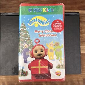 PBS Teletubbies Merry Christmas 2 VHS Set Sealed With Gift Wrap Included