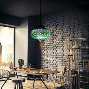 New ListingHanging Glass Pendant Light Chandelier Lamp 3D Colorful Firework Ceiling Light