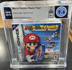 Mario Tennis Power Tour Nintendo Gameboy Advance WATA 9.6 A+ Sealed RARE!