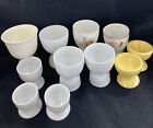 Easter Egg Cups Porcelain Variety Of Sizes Lot Of 11