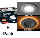 New ListingCommercial Electric 6 in. Selectable CCT LED Recessed Light Trim (8-Pack)
