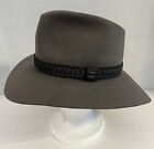 Stetson Open Road Hat 3X Beaver Gray Banded Western Rancher Size 7 3/8 - 7 1/2