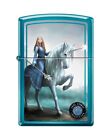 Zippo 86653 Anne Stokes Collection Woman on Unicorn Lighter