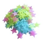 50PC Kids Bedroom Fluorescent Glow In The Dark Snowflake Wall Stickers